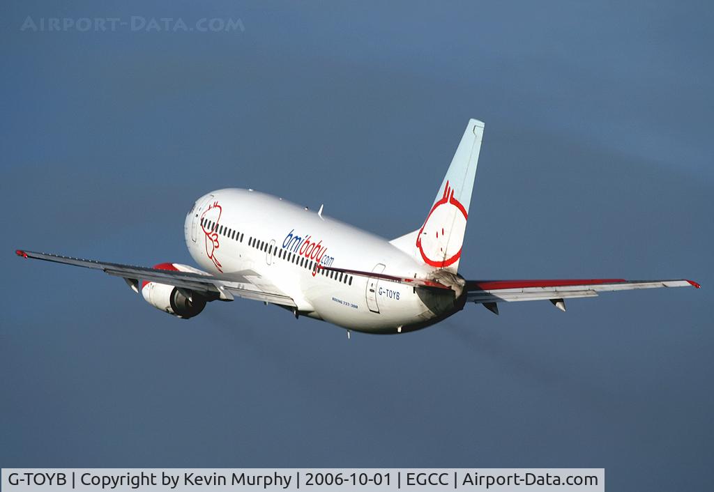 G-TOYB, 1994 Boeing 737-3Q8 C/N 26311, BMI Baby off 24R