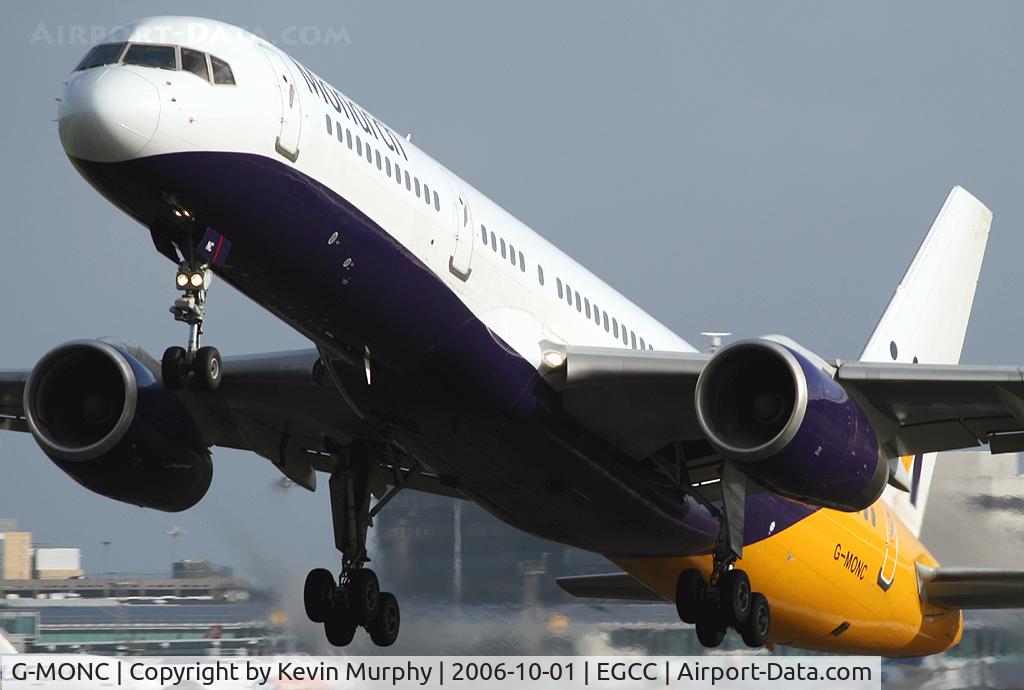 G-MONC, 1983 Boeing 757-2T7 C/N 22781, Monarch 757 off to the sun.