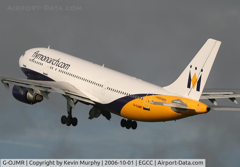 G-OJMR, 1991 Airbus A300B4-605R C/N 605, Monarch A300 off to the sun.