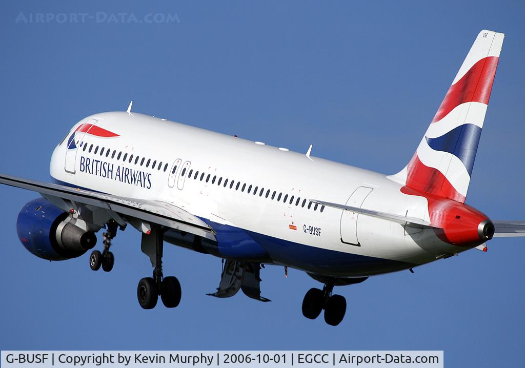 G-BUSF, 1989 Airbus A320-111 C/N 018, BA A320