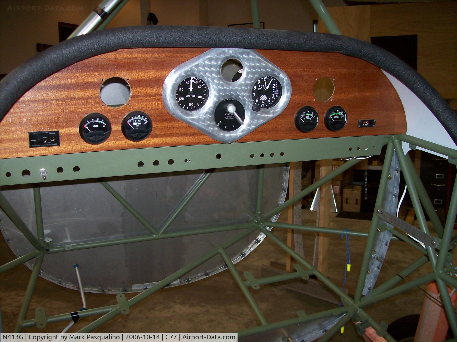 N413G, 2008 Pober Junior Ace C/N 61-N, Pober Jr Ace project.  