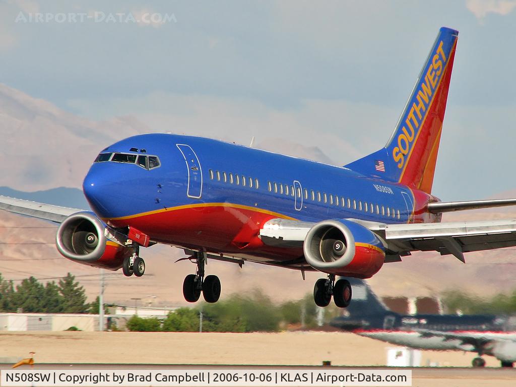 N508SW, 1990 Boeing 737-5H4 C/N 24185, Southwest Airlines / 1990 Boeing 737-5H4