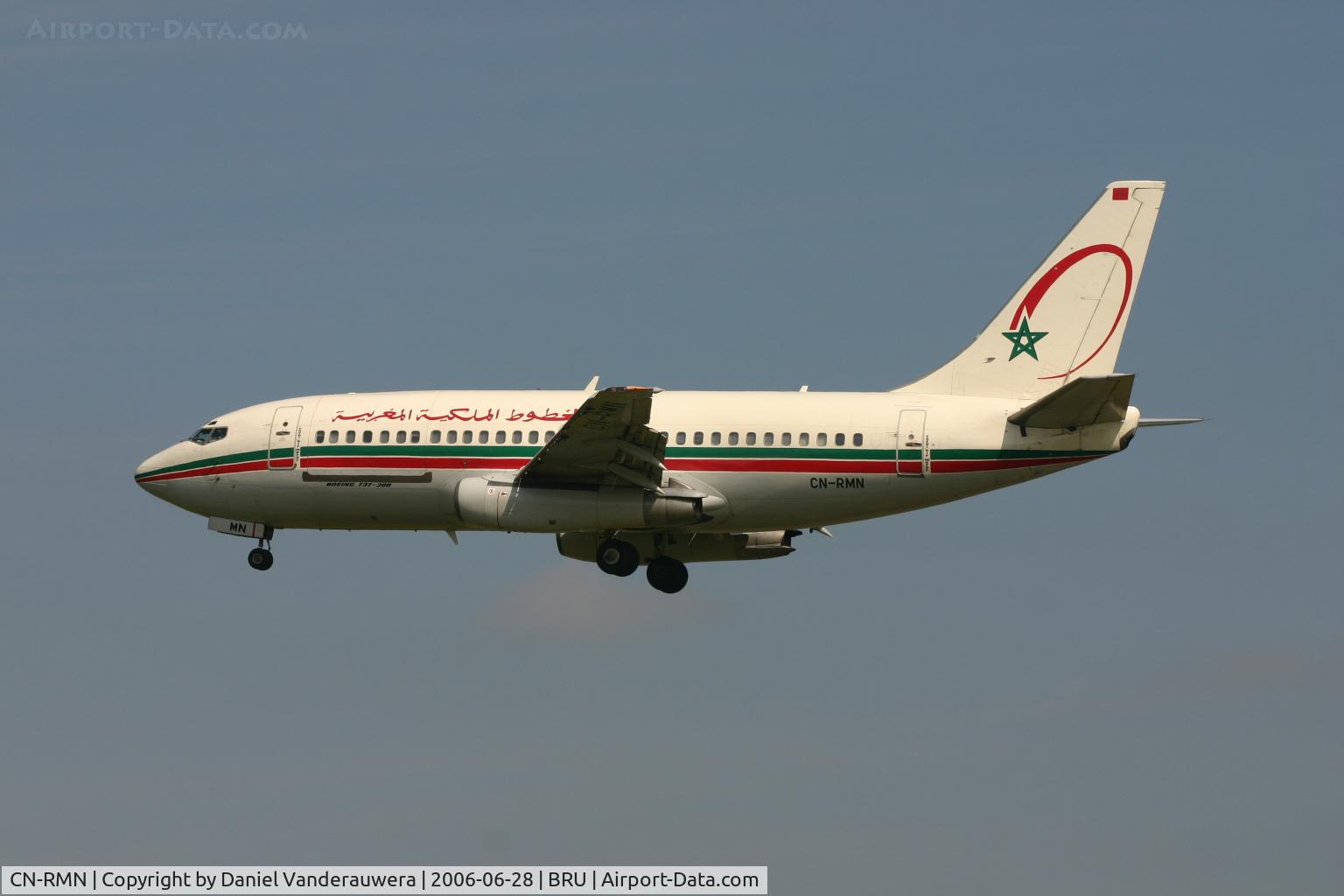 CN-RMN, 1983 Boeing 737-2B6C C/N 23050/975, arrival on rwy 25L