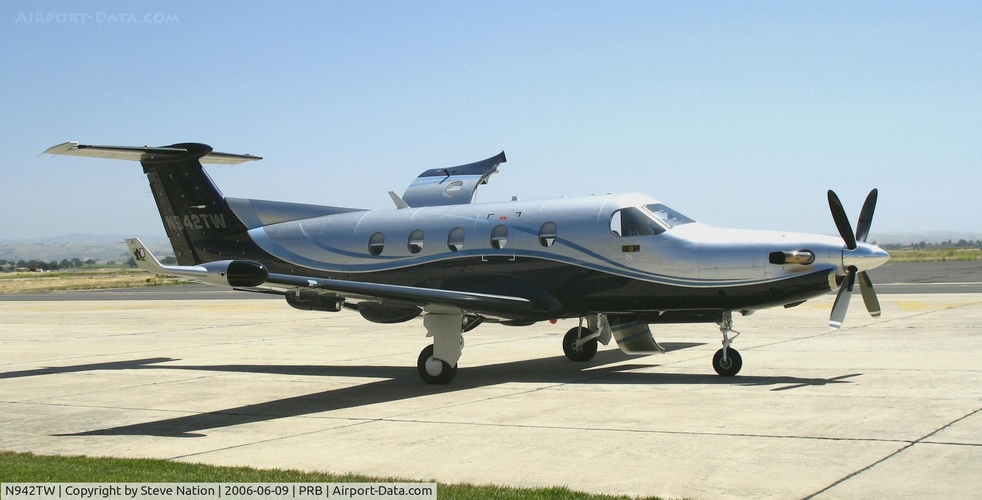 N942TW, 2005 Pilatus PC-12/45 C/N 636, Zinfandel World Airlines 2005 Pilatus PC-12/45 @ Paso Robles Municipal, CA