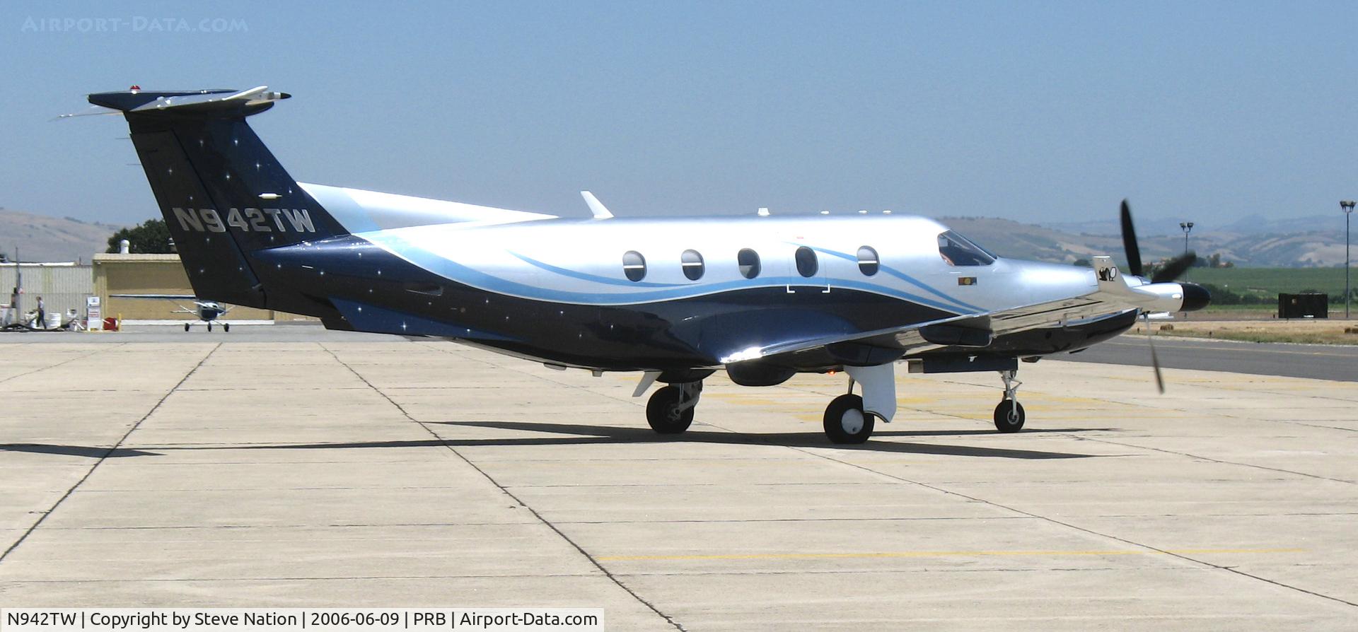 N942TW, 2005 Pilatus PC-12/45 C/N 636, Zinfandel World Airlines 2005 Pilatus PC-12/45 @ Paso Robles Municipal, CA