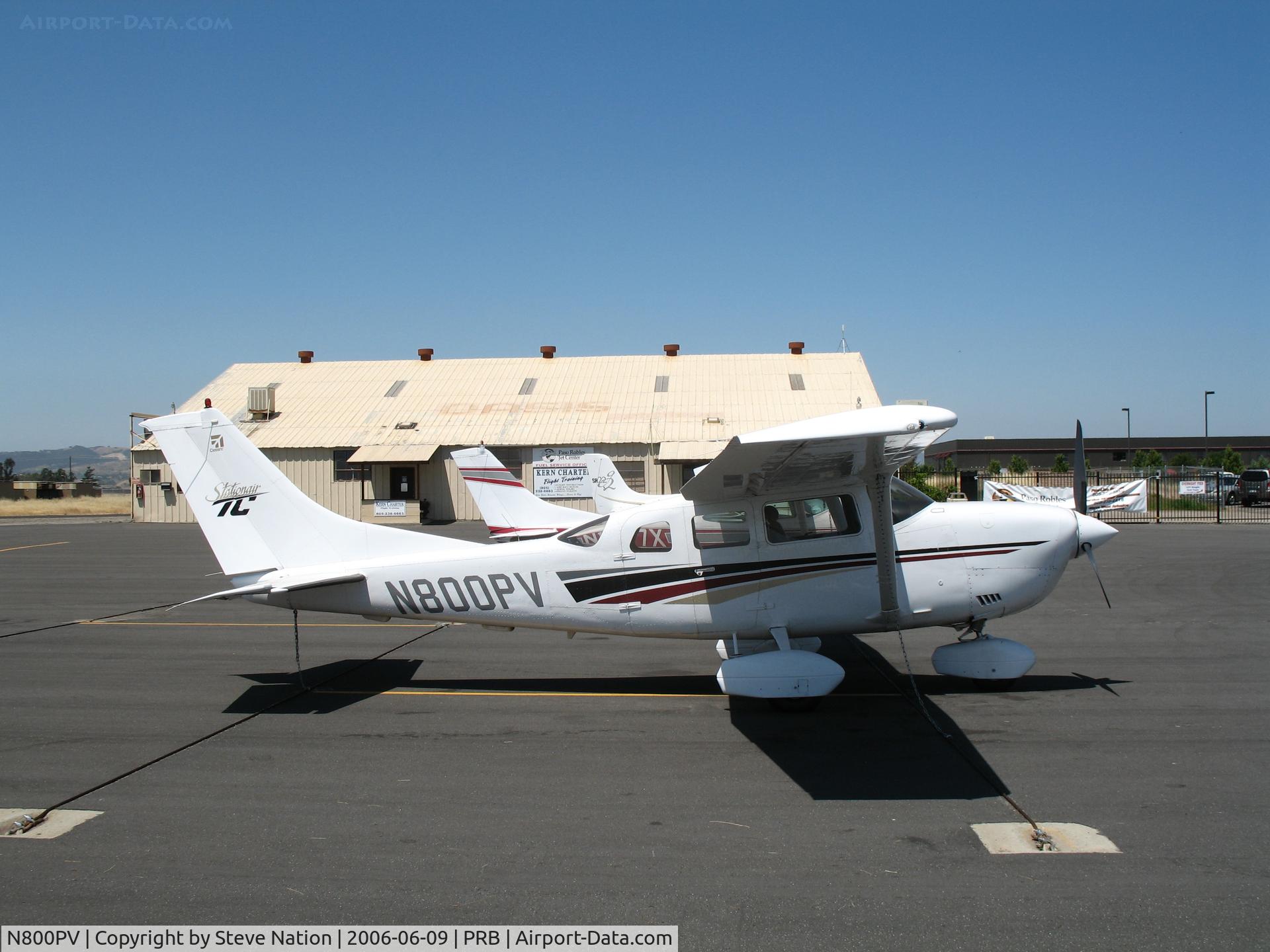 N800PV, 1999 Cessna T206H Turbo Stationair C/N T20608106, 1999 Cessna T206H @ Paso Robles Municipal, CA