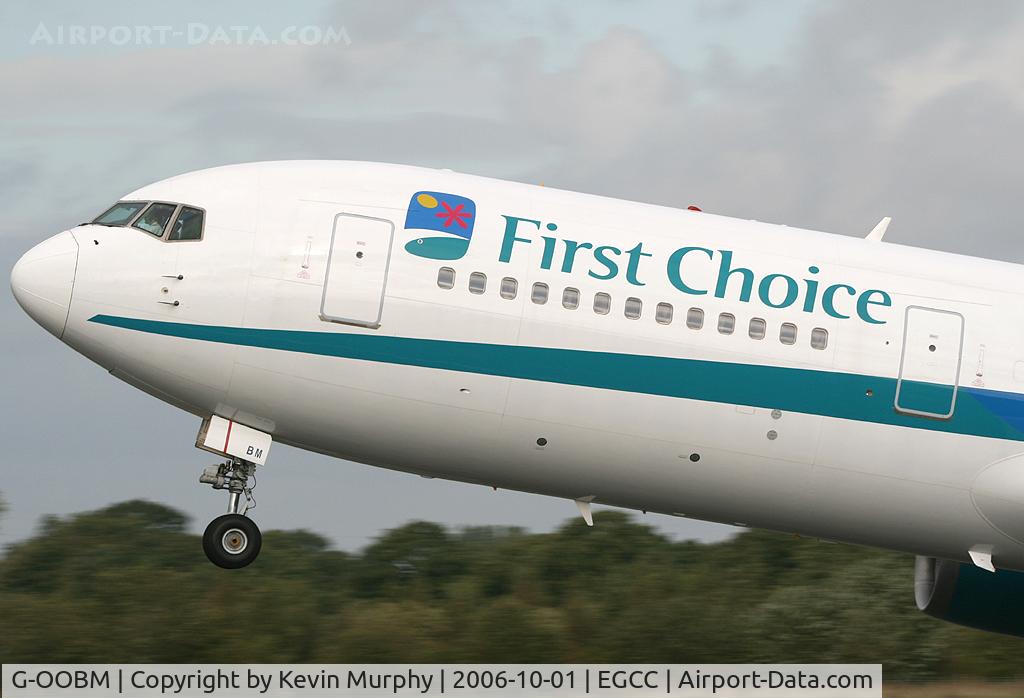 G-OOBM, 1995 Boeing 767-324 C/N 27568, First Choice close up