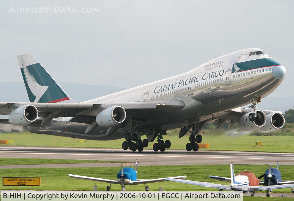 B-HIH, 1984 Boeing 747-267B C/N 23120, Cathay Silver Cargo