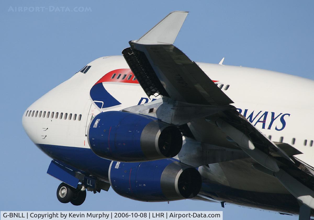 G-BNLL, 1990 Boeing 747-436 C/N 24054, BA 747 close up.