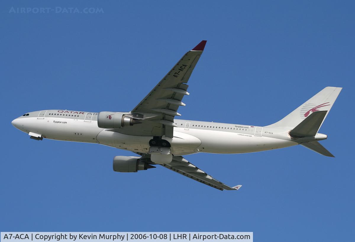 A7-ACA, 2002 Airbus A330-203 C/N 473, Plain looking Qatar