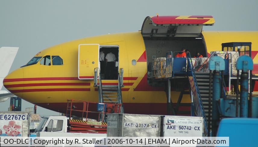 OO-DLC, 1981 Airbus A300B4-203F C/N 152, Being loaded