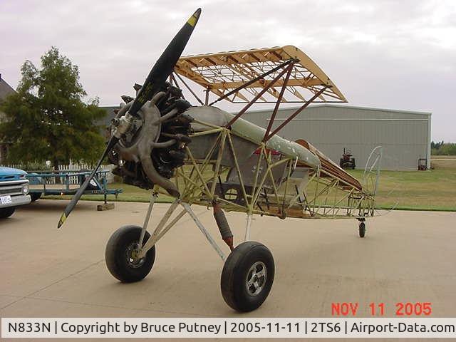N833N, 1929 Fairchild KR-34C C/N 428, KR-34C Under Restoration 2005