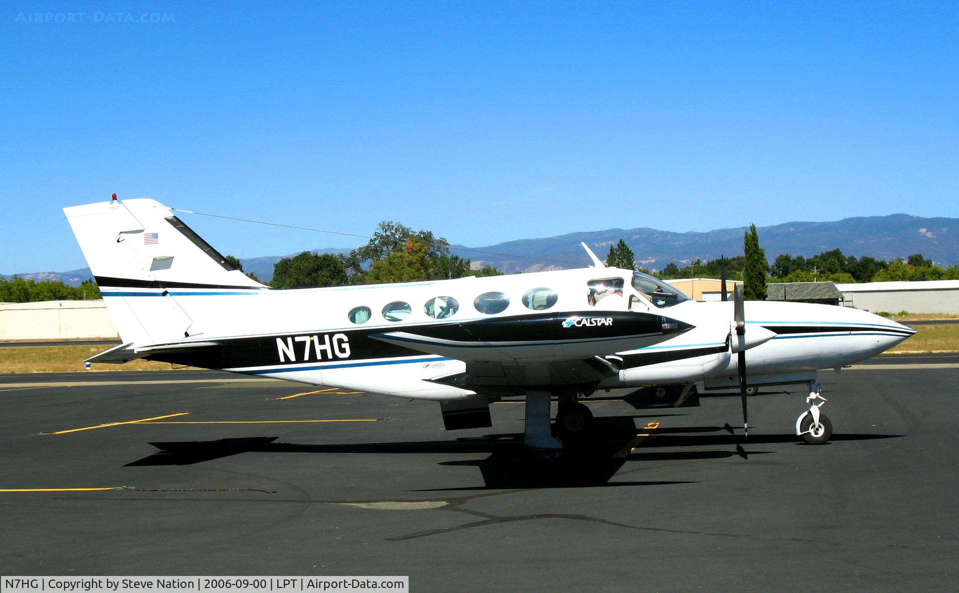 N7HG, 1975 Cessna 421B Golden Eagle C/N 421B0869, CALSTAR 1975 Cessna 421B @ Lampson Field (Lakeport), CA