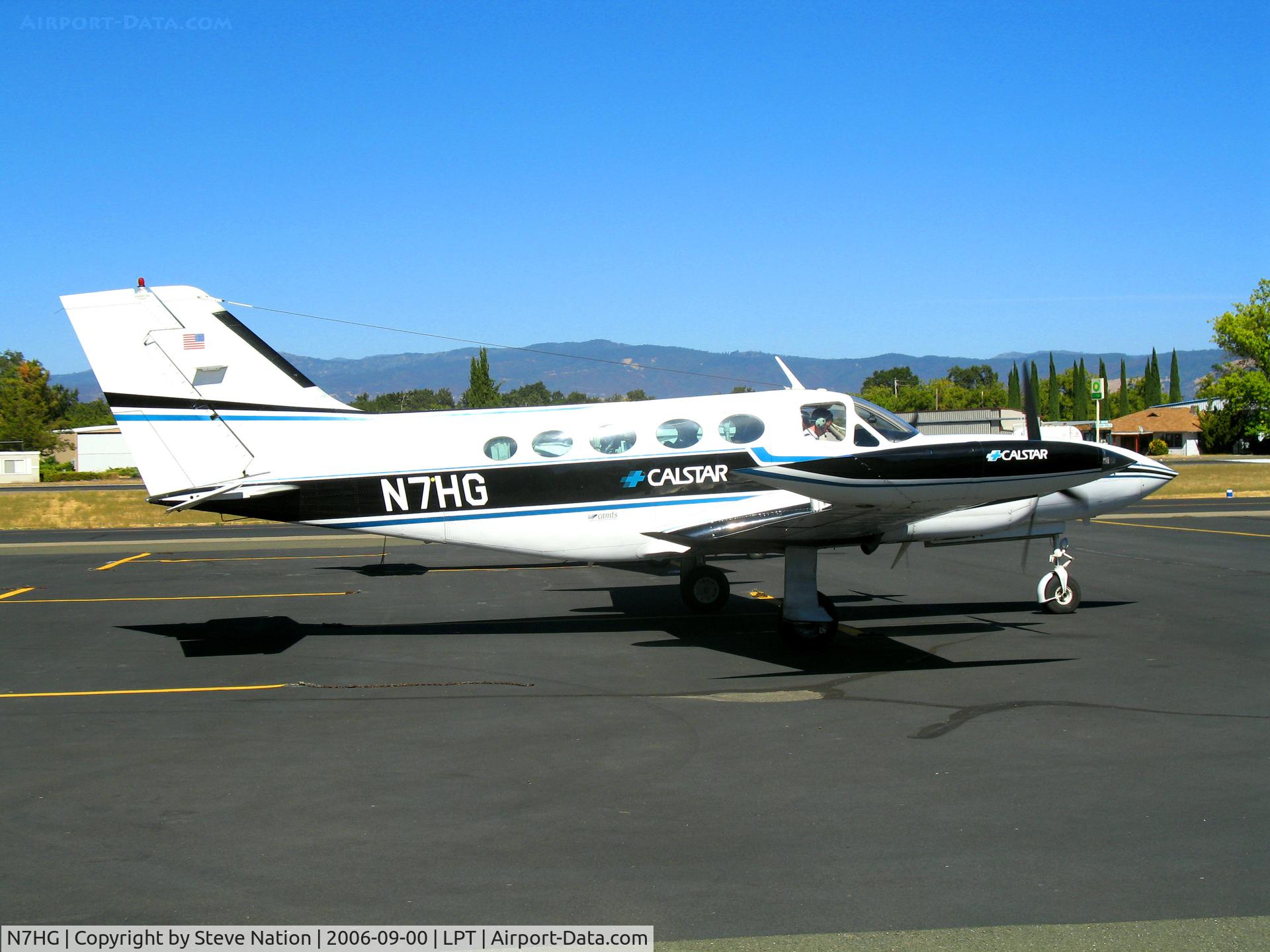 N7HG, 1975 Cessna 421B Golden Eagle C/N 421B0869, CALSTAR 1975 Cessna 421B @ Lampson Field (Lakeport), CA