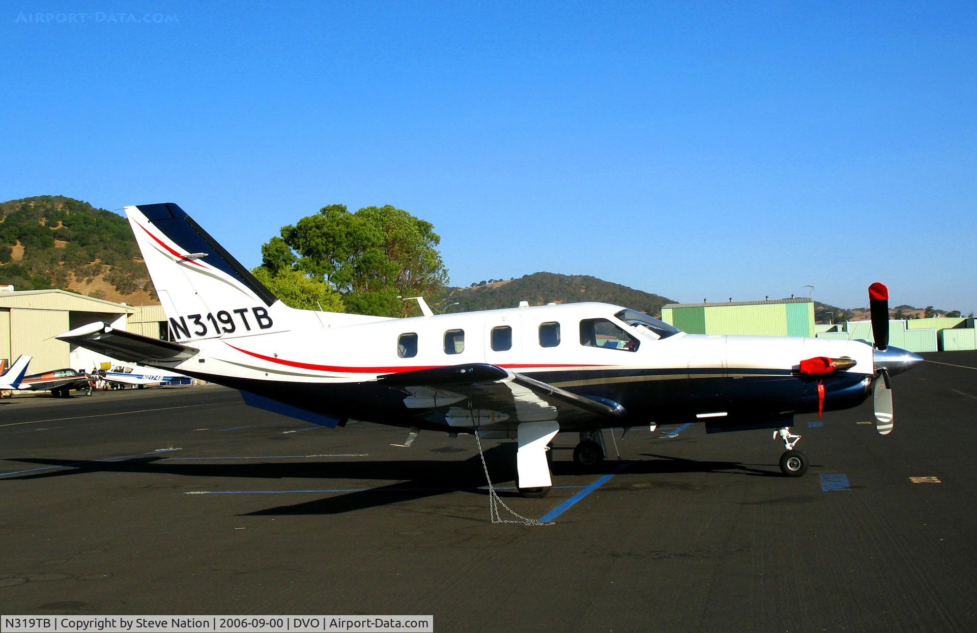 N319TB, 2005 Socata TBM-700 C/N 319, BP Microsystems 2005 SOCATA TBM700 @ Gnoss Field (Novato), CA