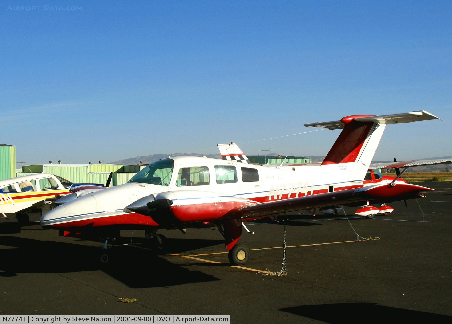 N7774T, 1979 Beech 76 Duchess C/N ME-191, American Aviation 1976 Beech 76 @ Gnoss Field (Novato), CA