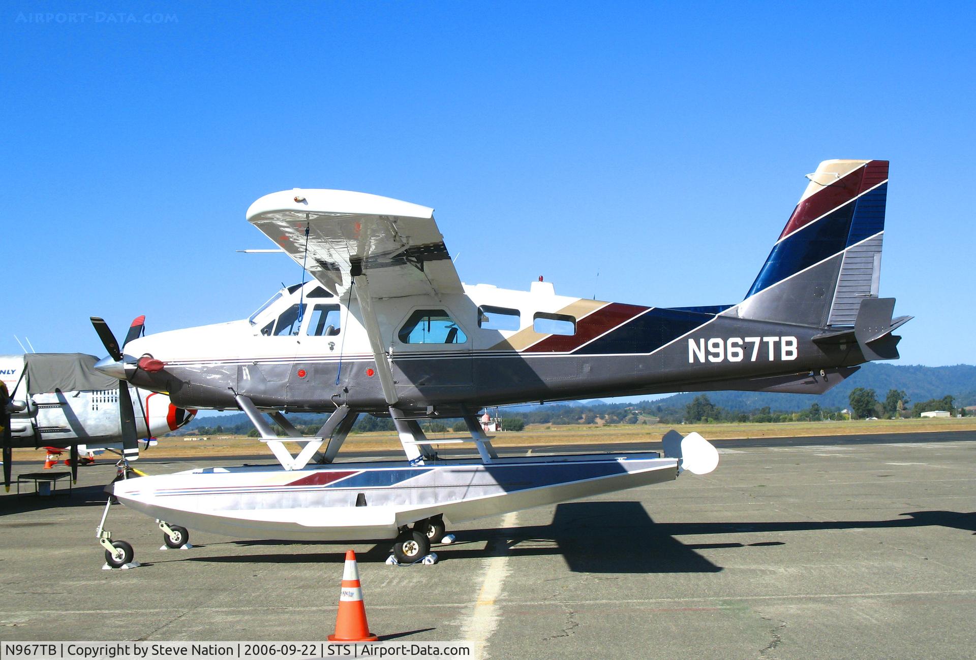 N967TB, 1967 De Havilland Canada DHC-2 Turbo Beaver Mk.3 C/N 1669TB39, Float-equipped 1967 DHC-2T Turbo Beaver (PT-6A) from Washington state @ Sonoma County Airport (Santa Rosa), CA