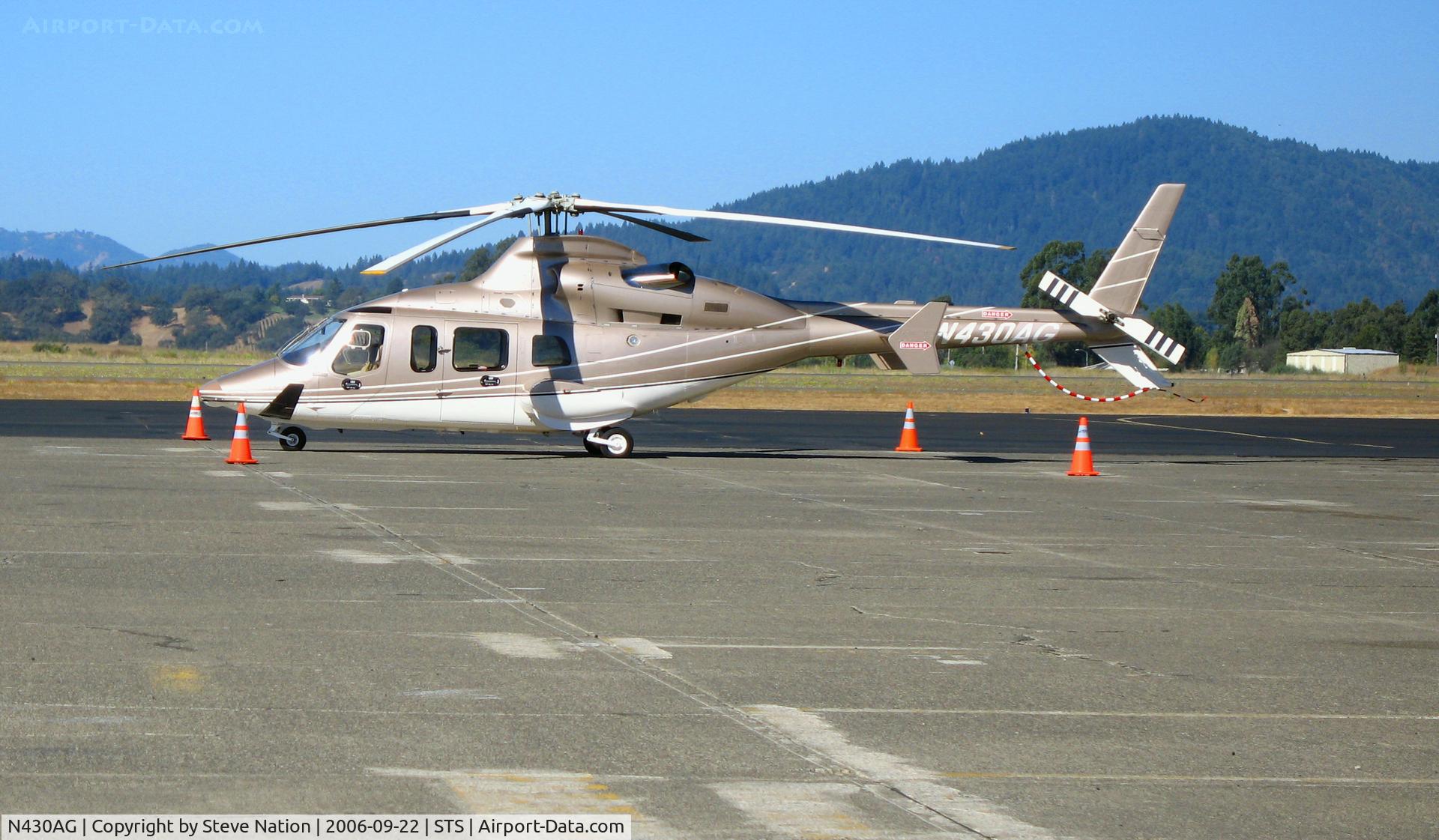 N430AG, 1998 Bell 430 C/N 49045, Spanos Corp. 1998 Bell 430 @ Sonoma County Airport (Santa Rosa), CA