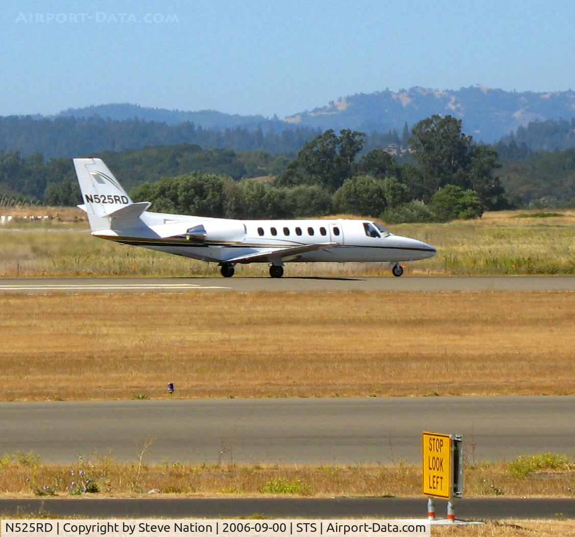N525RD, 1991 Cessna 560 Citation V C/N 560-0106, Phillips Plastic 1991 Cessna 560 rolling @ Sonoma County Airport (Santa Rosa), CA