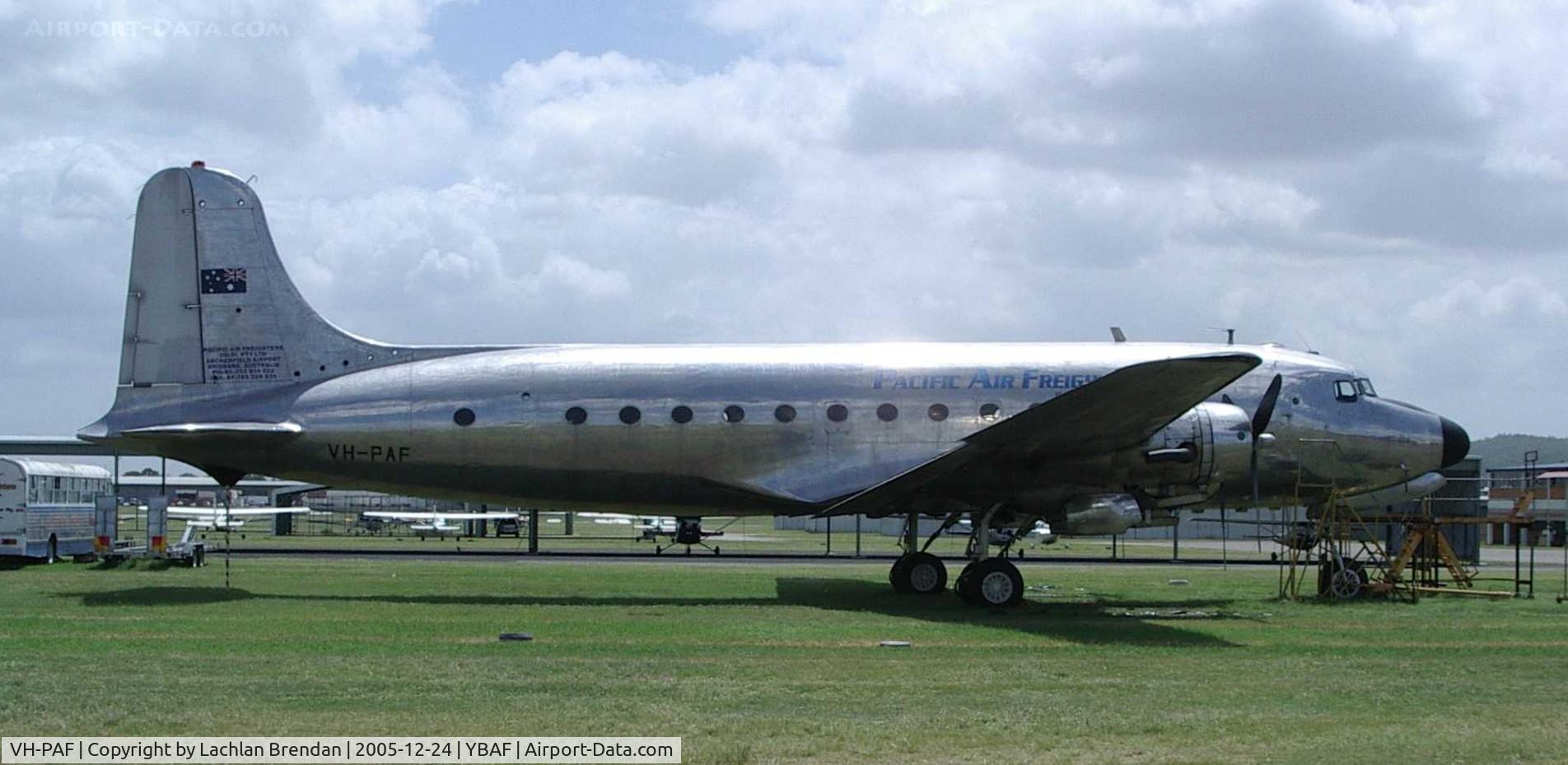 VH-PAF, 1945 Douglas C-54E-15-DO Skymaster (DC-4) C/N 27352, Douglas C54E Derelict