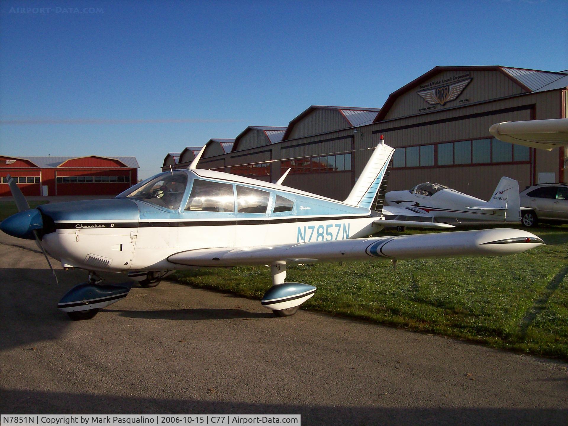 N7851N, 1969 Piper PA-28-180 C/N 28-5307, Piper PA-28-180