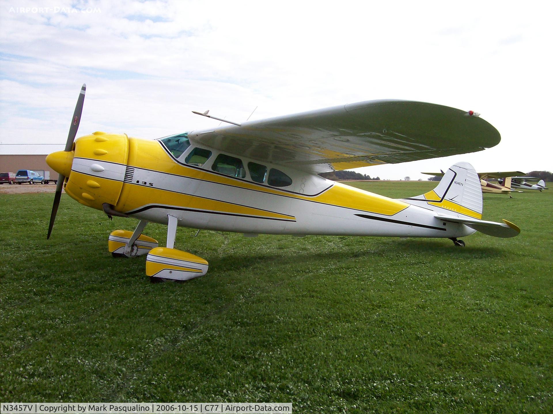 N3457V, 1948 Cessna 195 C/N 7154, Cessna 195