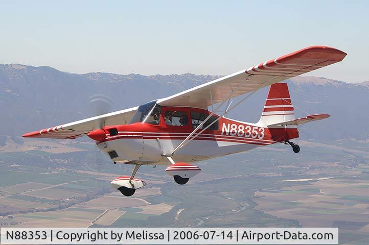N88353, 1975 Bellanca 7KCAB Citabria C/N 521-75, On the way to Santa Barbara