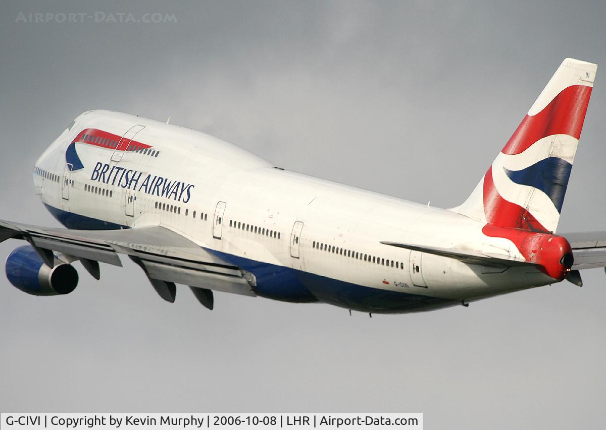 G-CIVI, 1996 Boeing 747-436 C/N 25814, BA 747 close up.