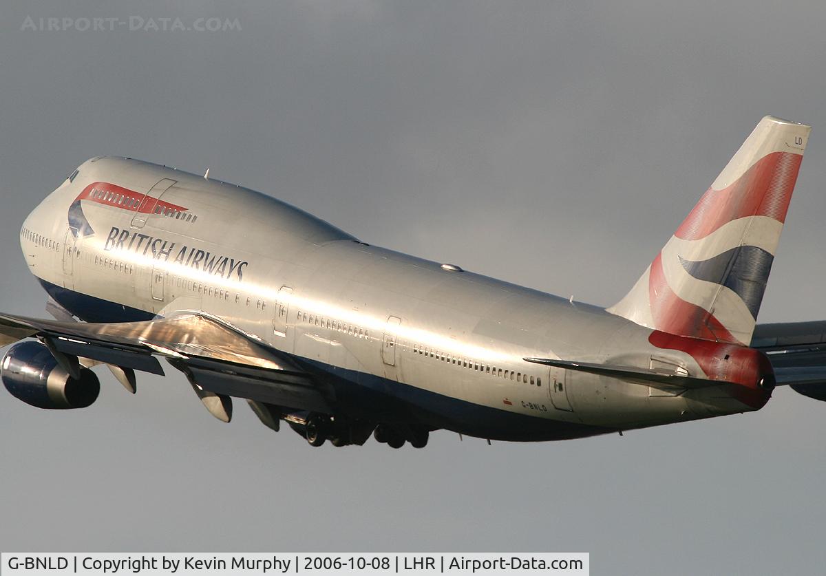 G-BNLD, 1989 Boeing 747-436 C/N 23911, Late afternoon departure BA 747