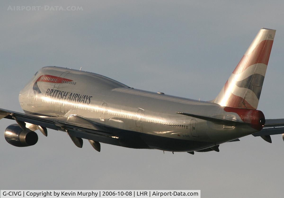 G-CIVG, 1995 Boeing 747-436 C/N 25813, BA 747 DUSK.