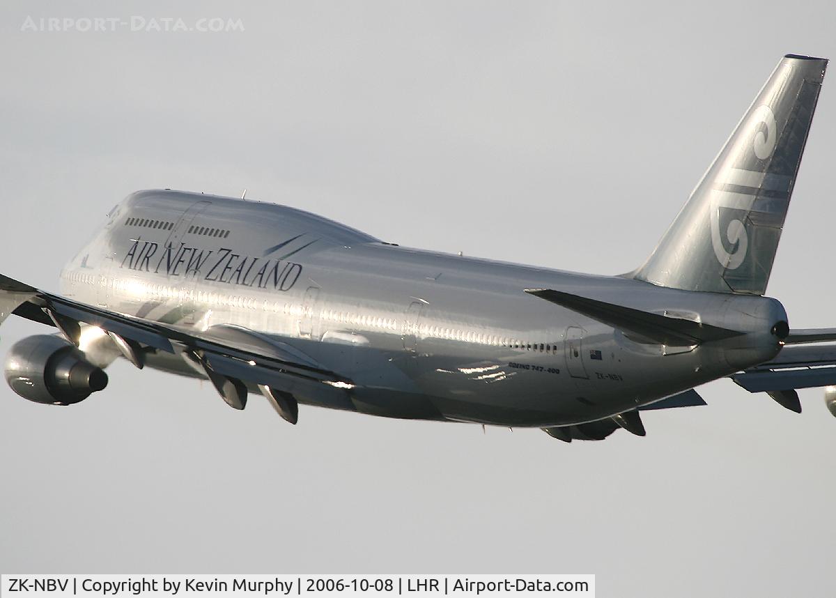 ZK-NBV, 1998 Boeing 747-419 C/N 26910, New Zealand Jumbo