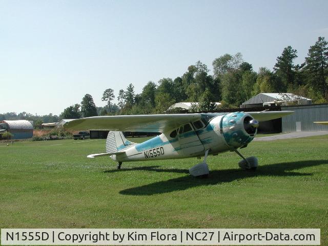 N1555D, 1952 Cessna 195 C/N 7777, Richard N. Smith's 195 at Lenoir, NC