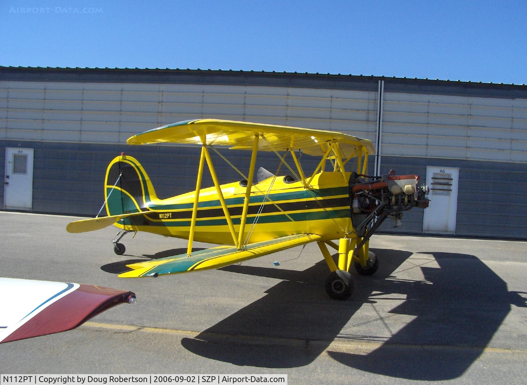 N112PT, 1978 Great Lakes 2T-1A-2 Sport Trainer C/N 0808, 1978 Great Lakes 2T-1A-2, Lycoming IO-360-B1F6 180 Hp, 4 aileron model, inverted fuel & oil systems, CS prop
