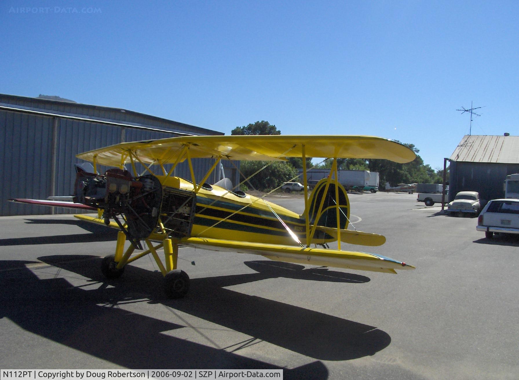 N112PT, 1978 Great Lakes 2T-1A-2 Sport Trainer C/N 0808, 1978 Great Lakes 2T-1A-2, Lycoming IO-360-B1F6 180 Hp, 4 aileron model, inverted fuel & oil systems, CS prop