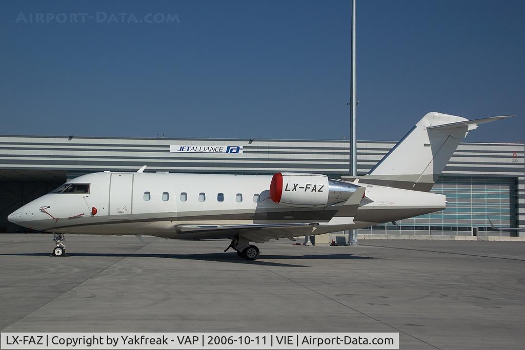 LX-FAZ, 1996 Canadair Challenger 604 (CL-600-2B16) C/N 5307, Canadair CL600 Challenger