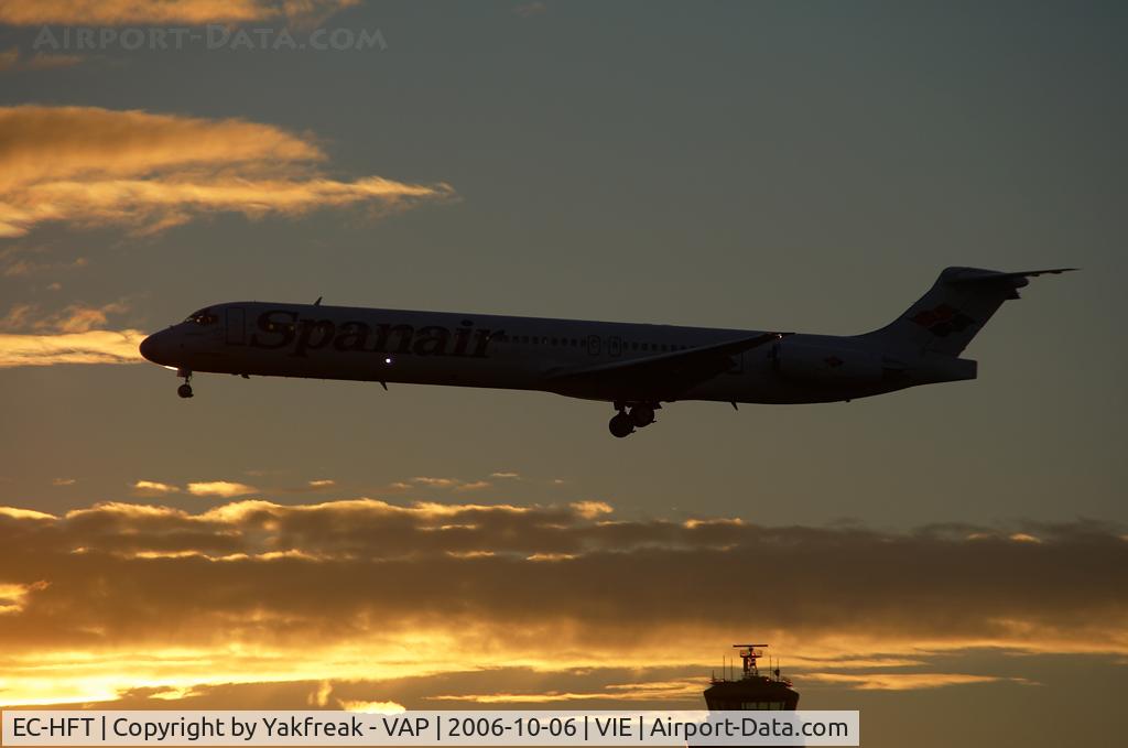 EC-HFT, 1990 McDonnell Douglas MD-82 (DC-9-82) C/N 49521, Spanair MD80