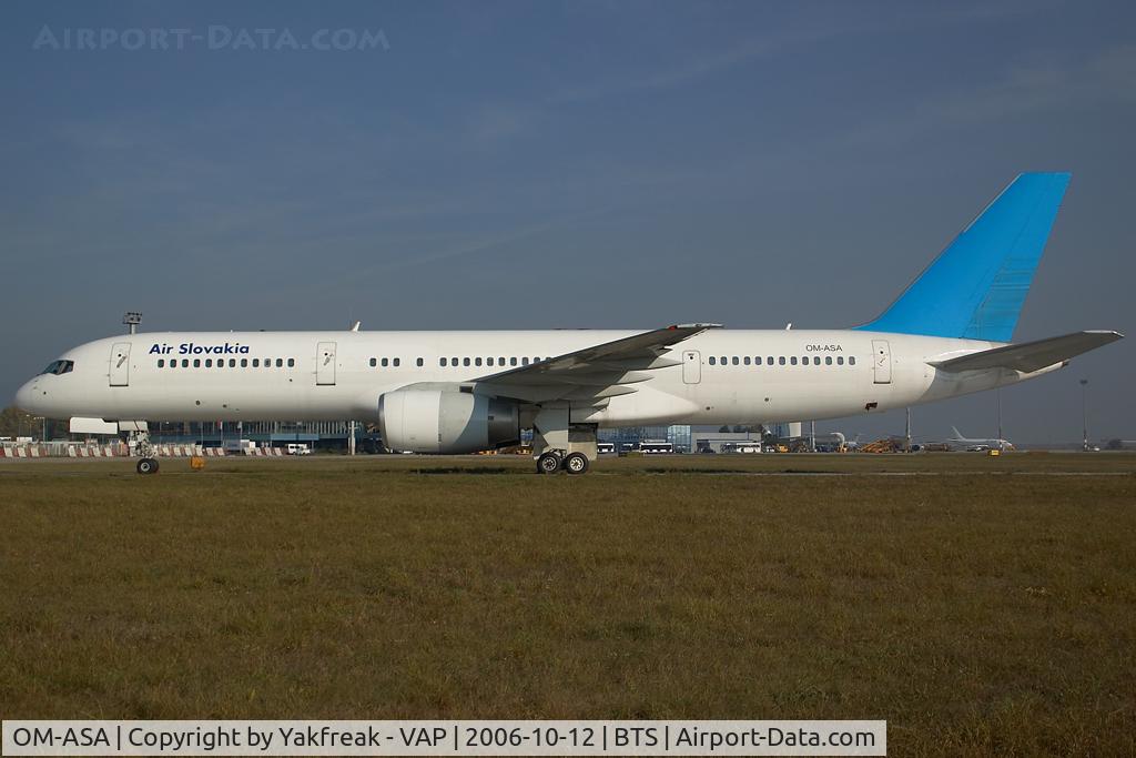 OM-ASA, 1989 Boeing 757-236 C/N 24370, Air Slovakia Boeing 757-200