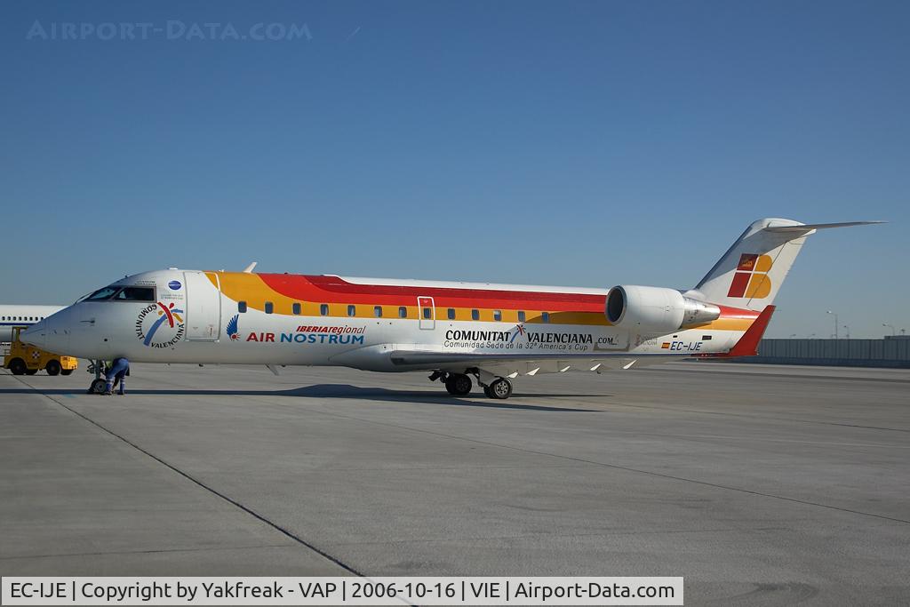 EC-IJE, 2002 Bombardier CRJ-200ER (CL-600-2B19) C/N 7700, Air Nostrum Regionaljet in Iberia colors