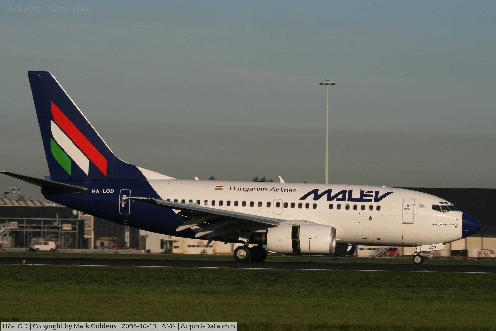 HA-LOD, 2003 Boeing 737-6Q8 C/N 28259, Malev Boeing 737-6Q8
