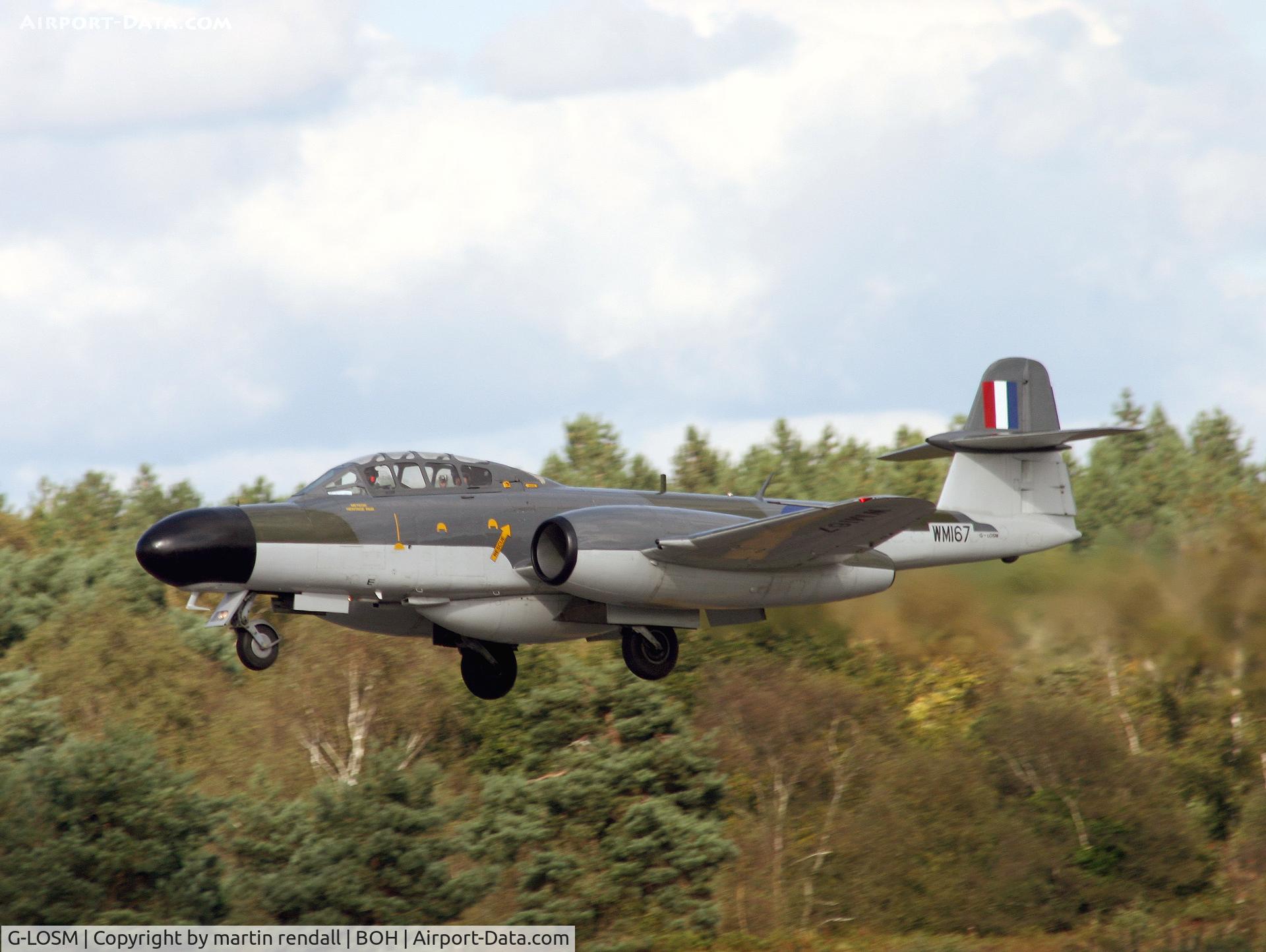 G-LOSM, 1952 Gloster Meteor NF.11 C/N S4/U/2342, METEOR