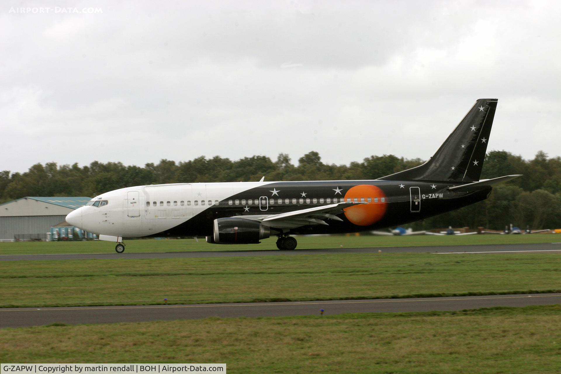 G-ZAPW, 1988 Boeing 737-3L9 C/N 24219, B737