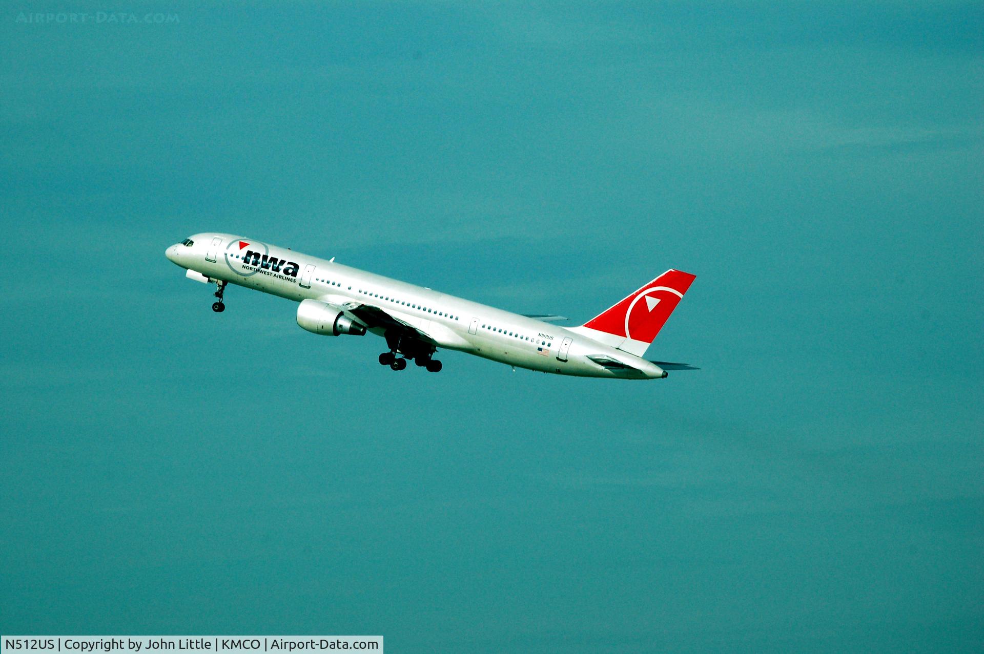 N512US, 1985 Boeing 757-251 C/N 23200, Orlando Take-Off