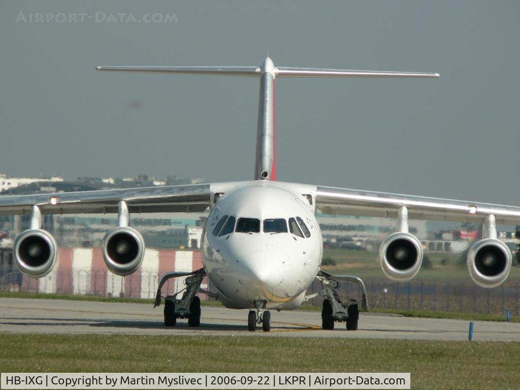 HB-IXG, 1993 British Aerospace Avro 146-RJ85 C/N E.2231, Avro RJ85