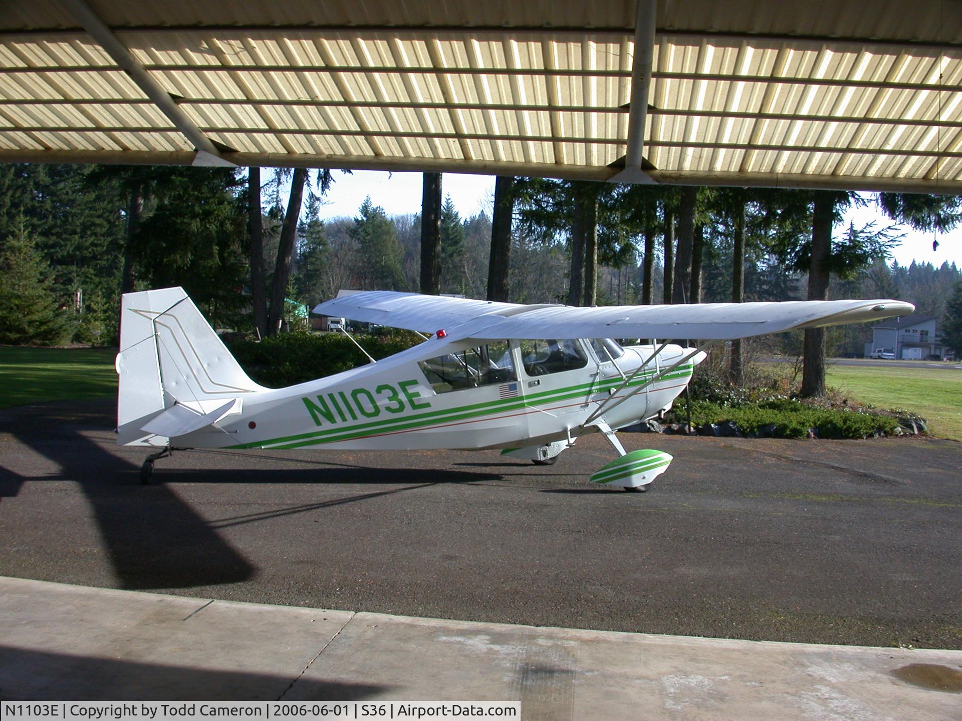 N1103E, 1977 Bellanca 7ECA Citabria C/N 1212-77, Clean low hours and flying great.