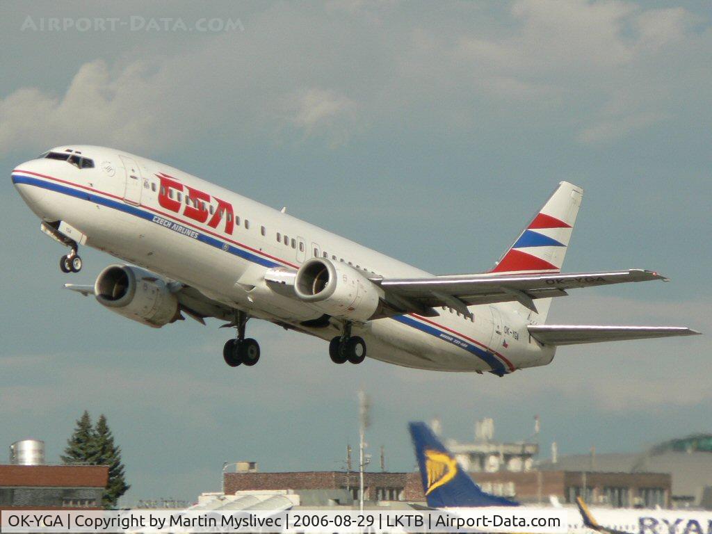 OK-YGA, 1993 Boeing 737-4Q8 C/N 26290/2482, Boeing 737-4Q8