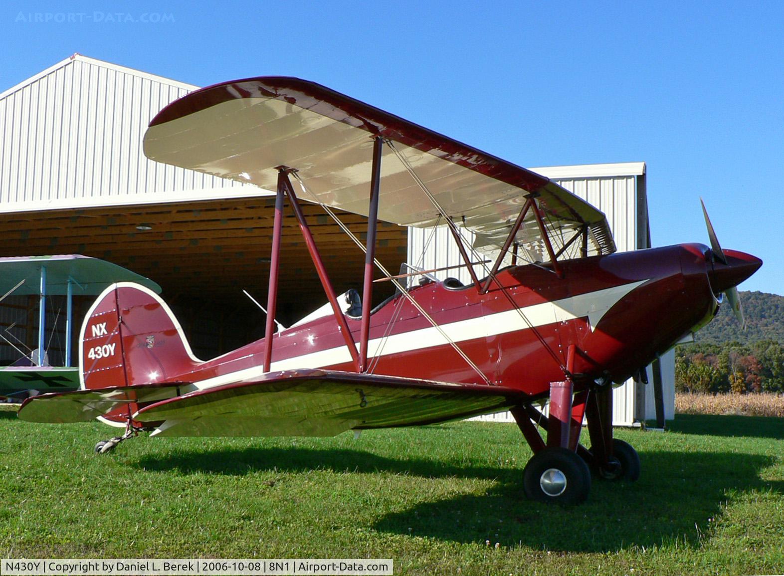 N430Y, 1971 Great Lakes 2T-1L Sport Trainer Sport Trainer C/N 6824J-384, This 1971 Great Lakes biplane has all the aura of its Golden Age ancestors.