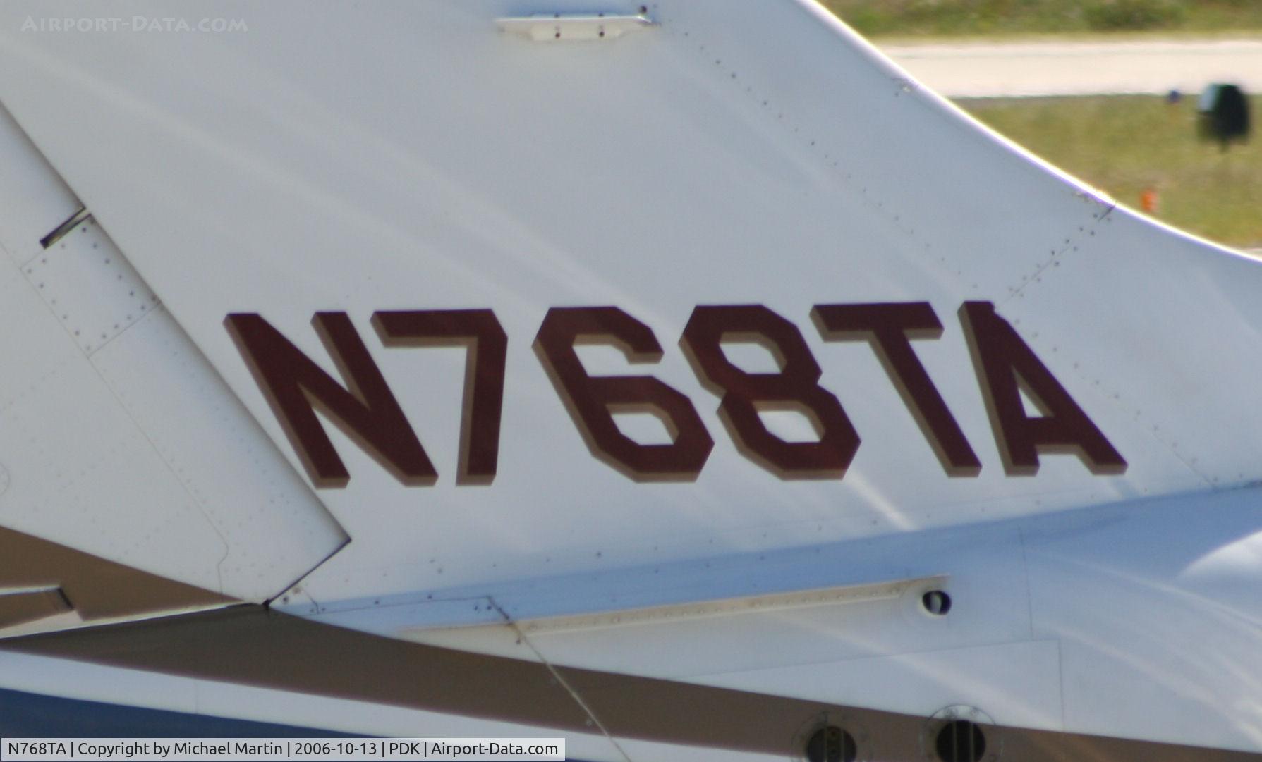 N768TA, 1997 Raytheon Aircraft Company 400A C/N RK-168, Tail Numbers
