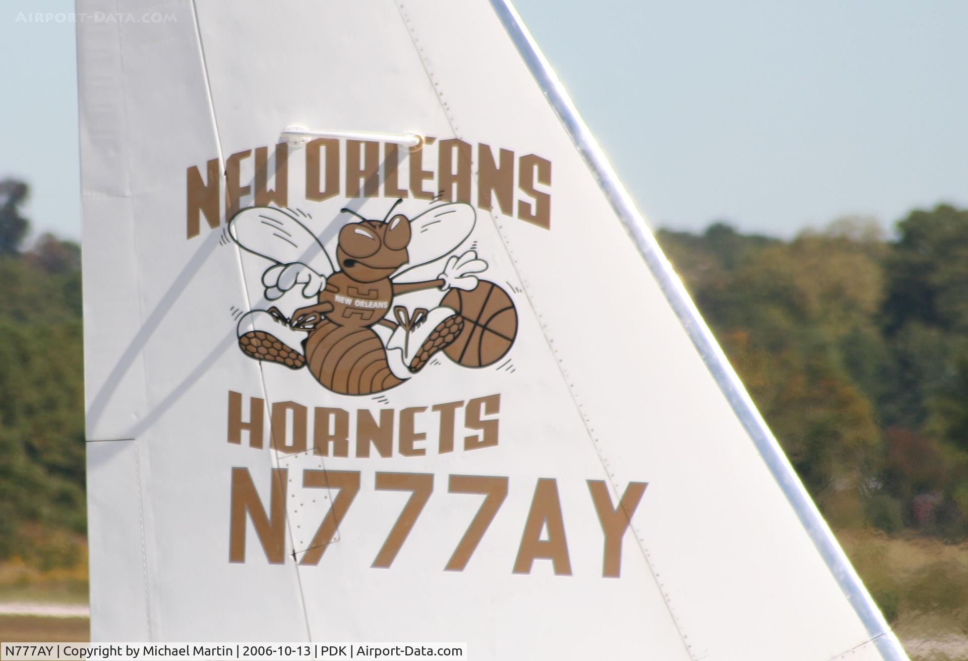 N777AY, 1976 Lockheed L-1329-25 Jetstar II C/N 5201, Tail Art