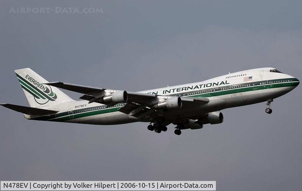 N478EV, 1975 Boeing 47SR-46(SF) C/N 21033, Boeing 747-SR46F