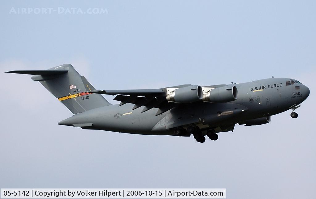 05-5142, 2005 Boeing C-17A Globemaster III C/N P-142, Boeing C-17 Globemaster III